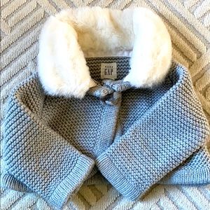 Baby Gap Faux Fur Shrug, 3-6 Months